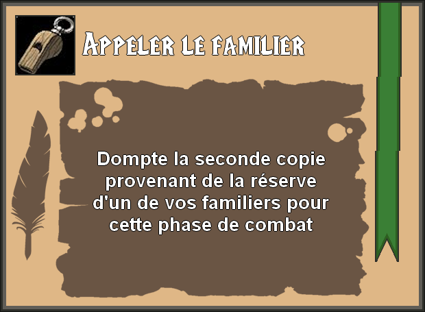 Appeler le familier