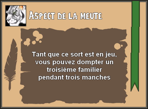 Aspect de la meute
