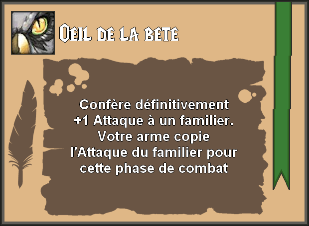 Oeil de la bête