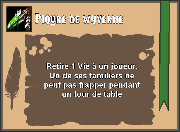 Piqûre de wyverne