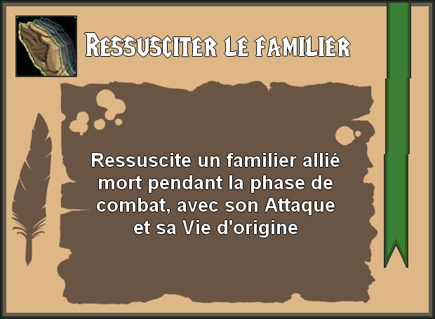 Ressusciter le familier