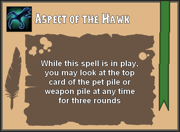 Aspect of the Hawk