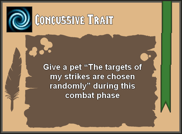 Concussive Trait