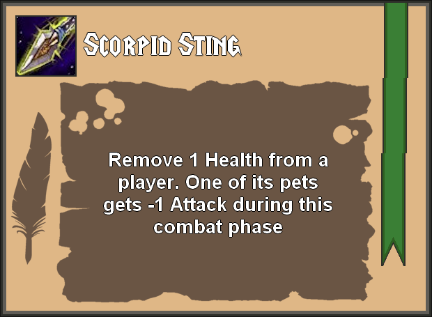 Scorpid Sting